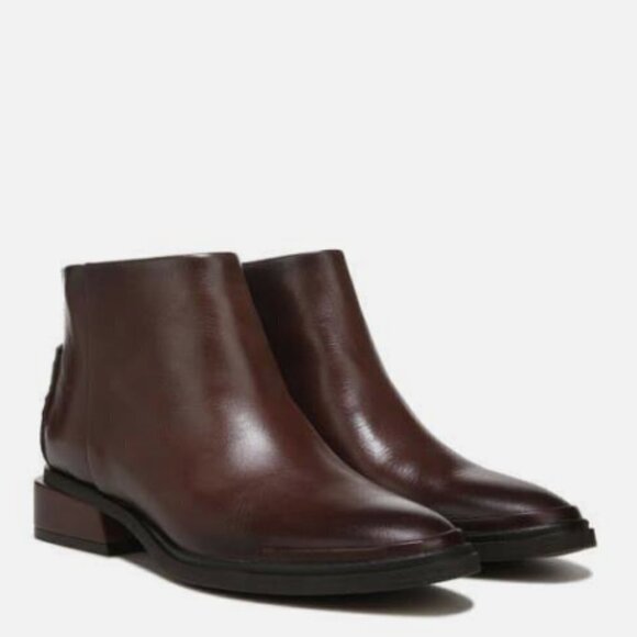 FRANCO SARTO NEMI WOMENS LEATHER BOOTIES ANKLE BOOTS - Picture 1 of 11